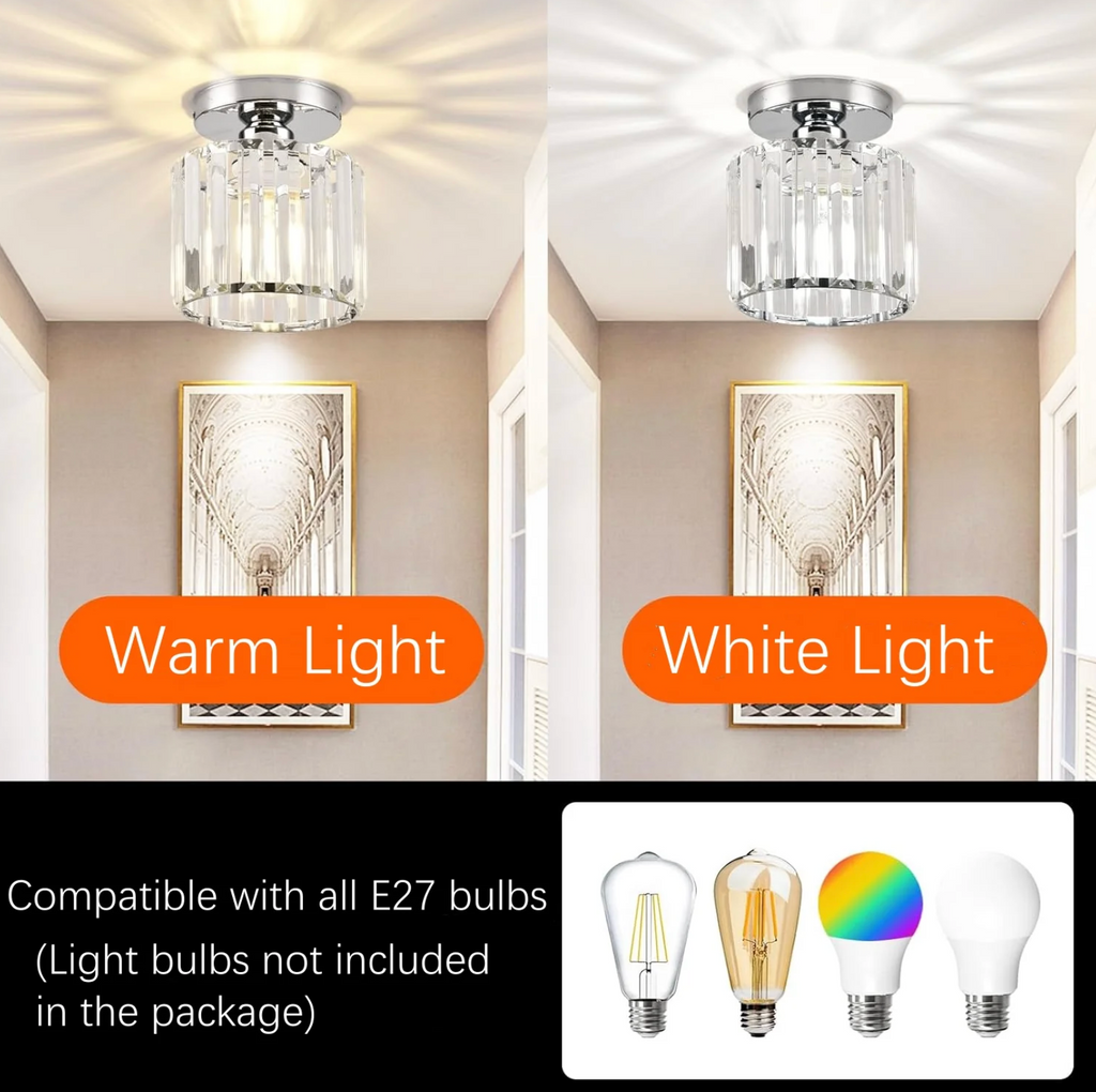 Lustre Encastré Élégant - Éclairage Moderne pour Couloir