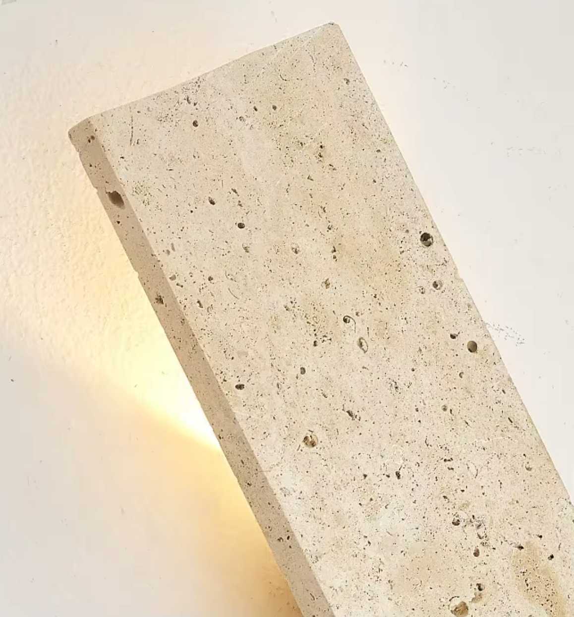 Applique Murale Extérieure LED | Luminaire en Pierre Naturelle Étanche pour Murs Extérieurs
