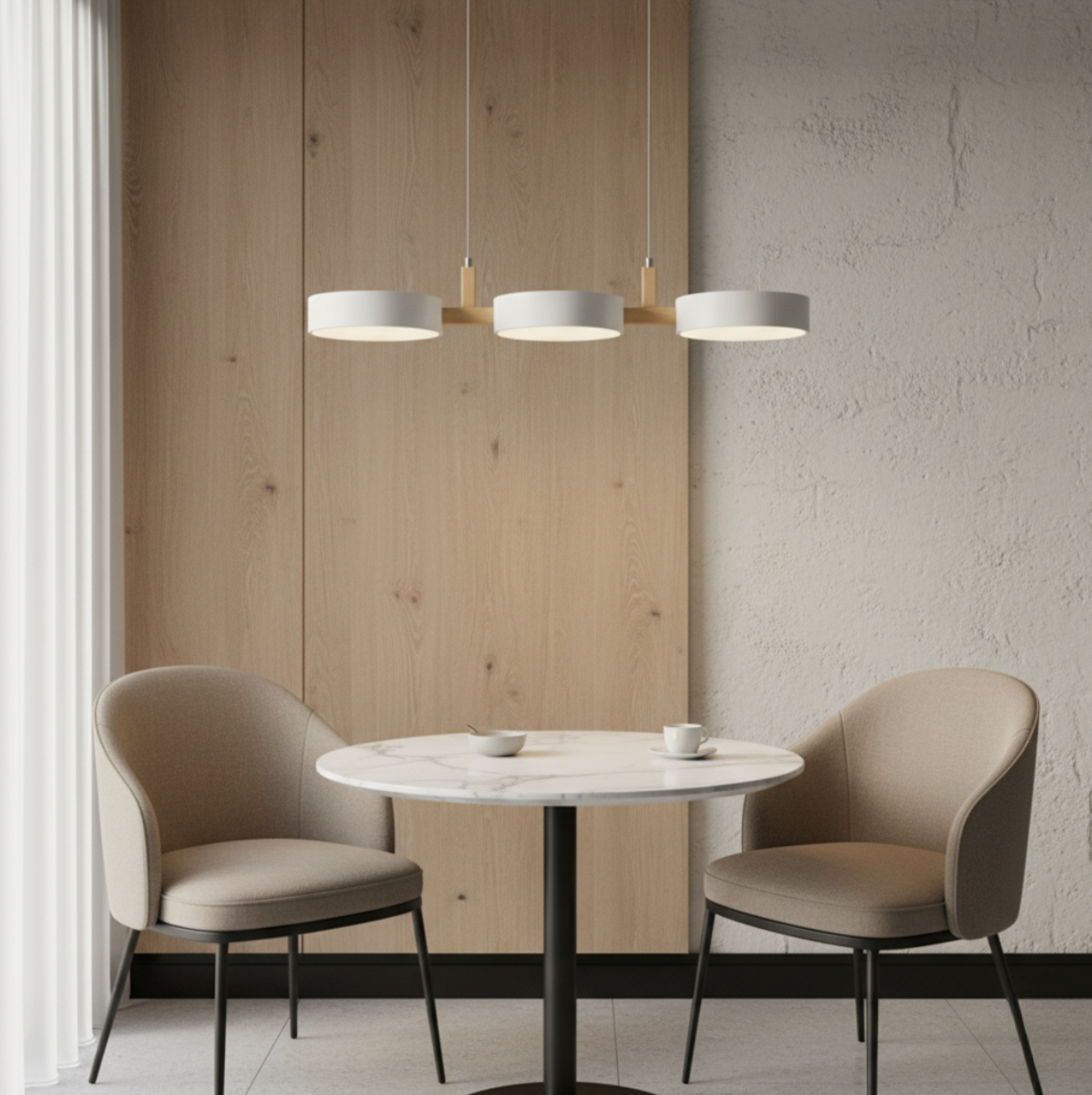 Lustre Nordique Moderne - Éclairage Suspendu Multi-Lumière pour Espaces de Salle à Manger et Cuisine
