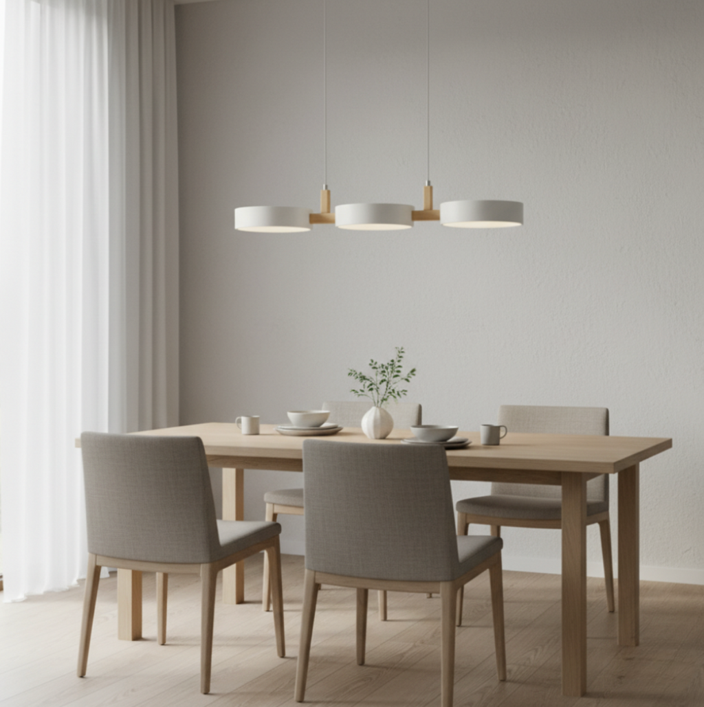 Lustre Nordique Moderne - Éclairage Suspendu Multi-Lumière pour Espaces de Salle à Manger et Cuisine