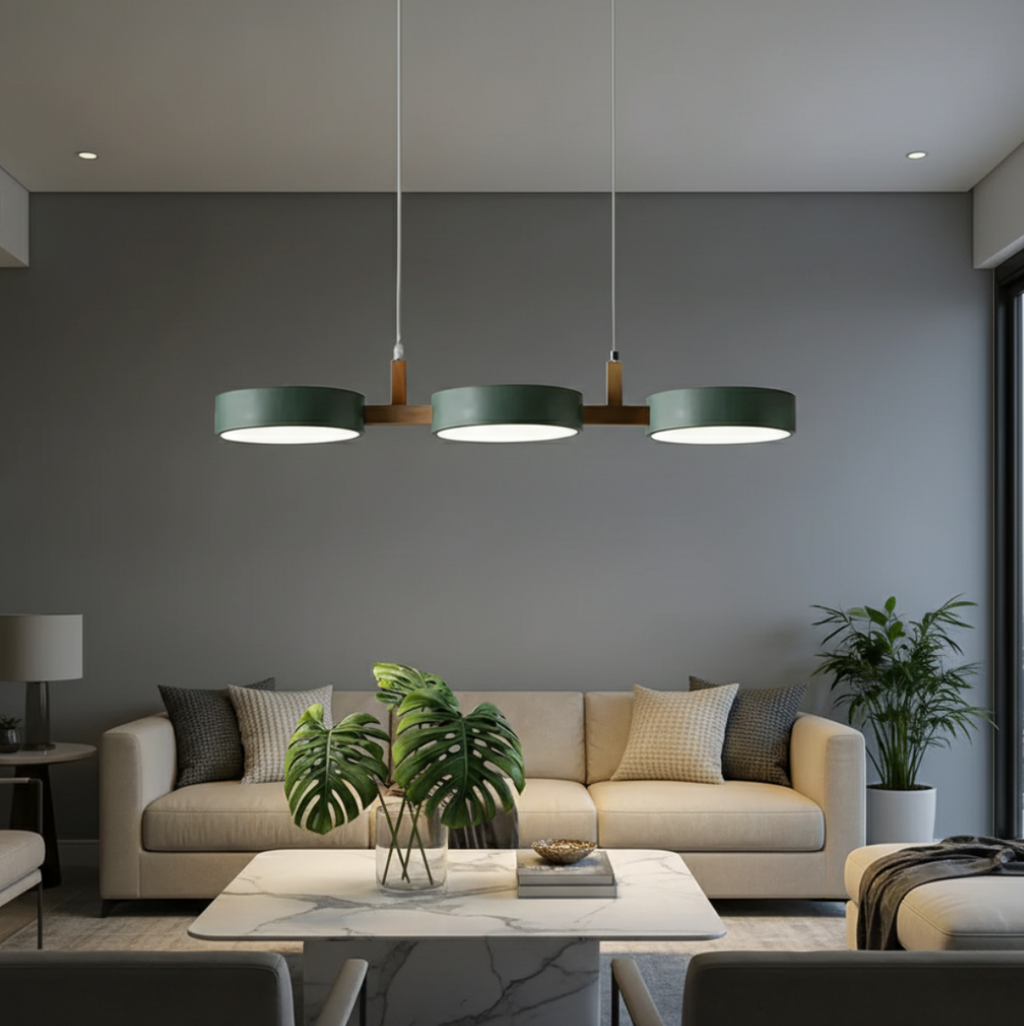 Lustre Nordique Moderne - Éclairage Suspendu Multi-Lumière pour Espaces de Salle à Manger et Cuisine