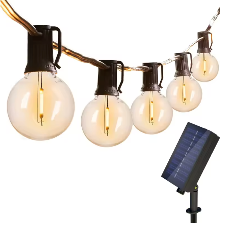 Guirlandes Solaire Extérieures - Lumières LED Globe pour Décoration de Jardin