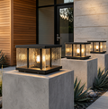 Lumière de Pilier Moderne pour Extérieur - Lampe de Pilier en Aluminium Étanche pour Allées