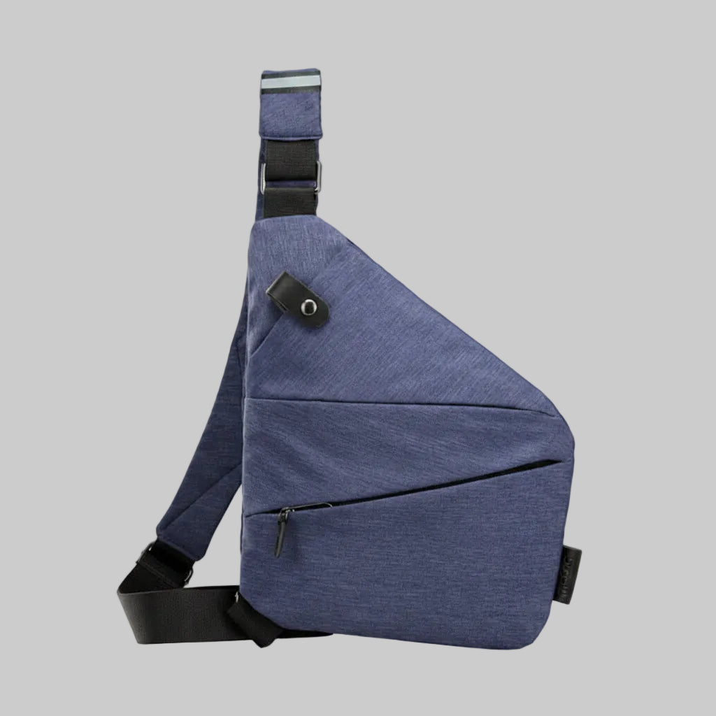 VOGUELOCK - Sac bandoulière noir élégant avec protection RFID et construction imperméable