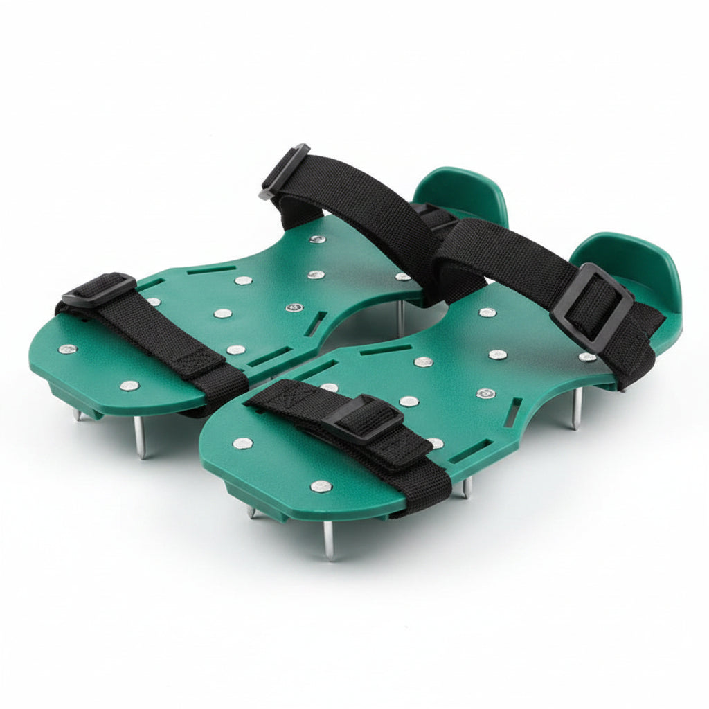 GardenPro - Chaussures Aérateur de Pelouse à Pointes pour une Santé et Croissance Améliorées de l'Herbe