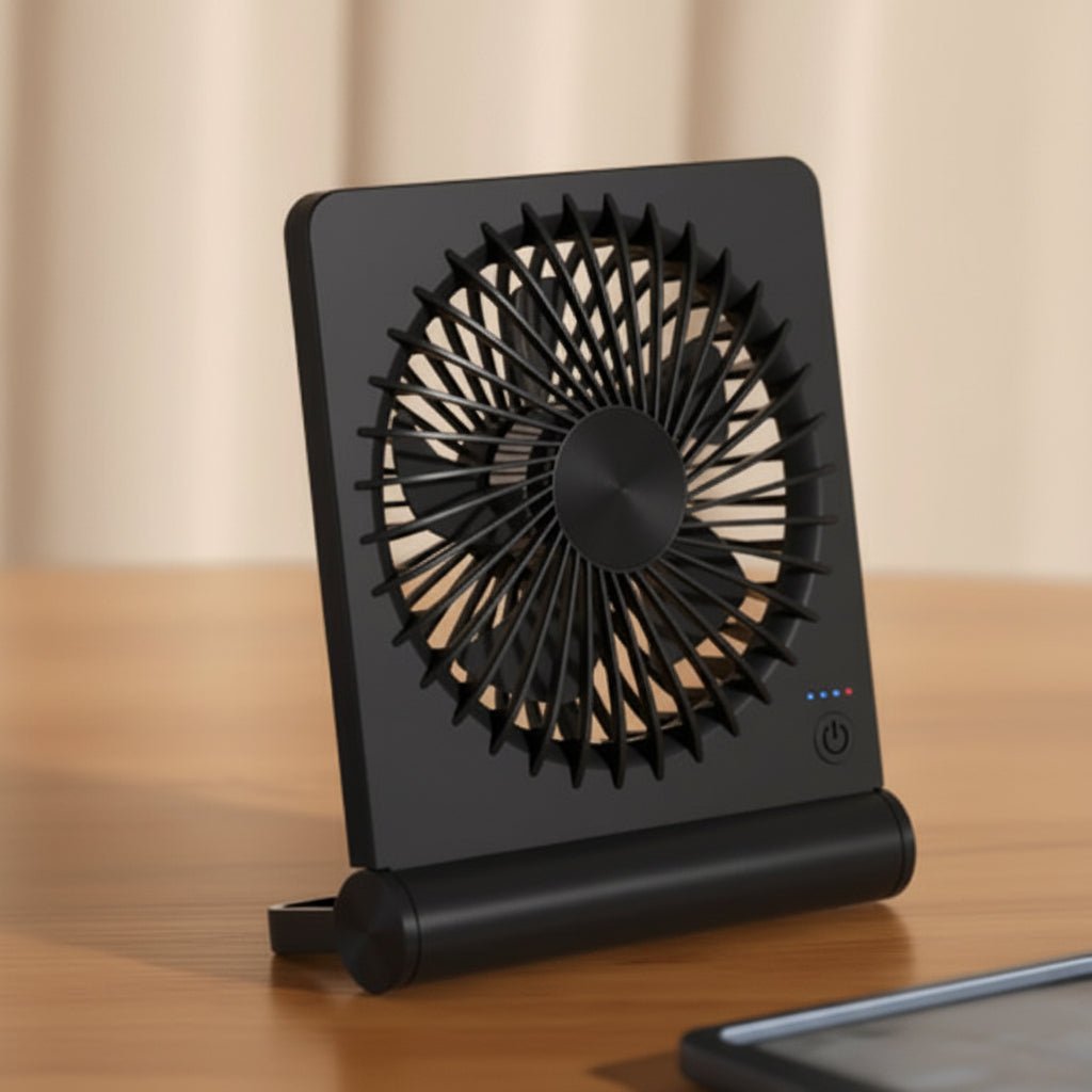 Ventilateur de bureau USB compact avec débit d'air réglable