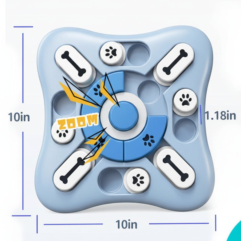 BRAINFETCH PUZZLE – Distributeur de nourriture interactif IQ pour chiens