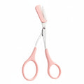 SHARPMATE - Ciseaux à sourcils en acier inoxydable avec mini peigne tondeuse