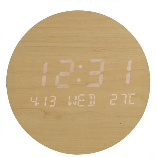 MODCLOCK - Horloge Murale Numérique Minimaliste Scandinave Élégante & Moderne