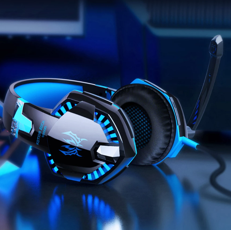 Skanto | Casque audio pour PC Bass Stéréo Over-Ear Casque Laptop Microphone