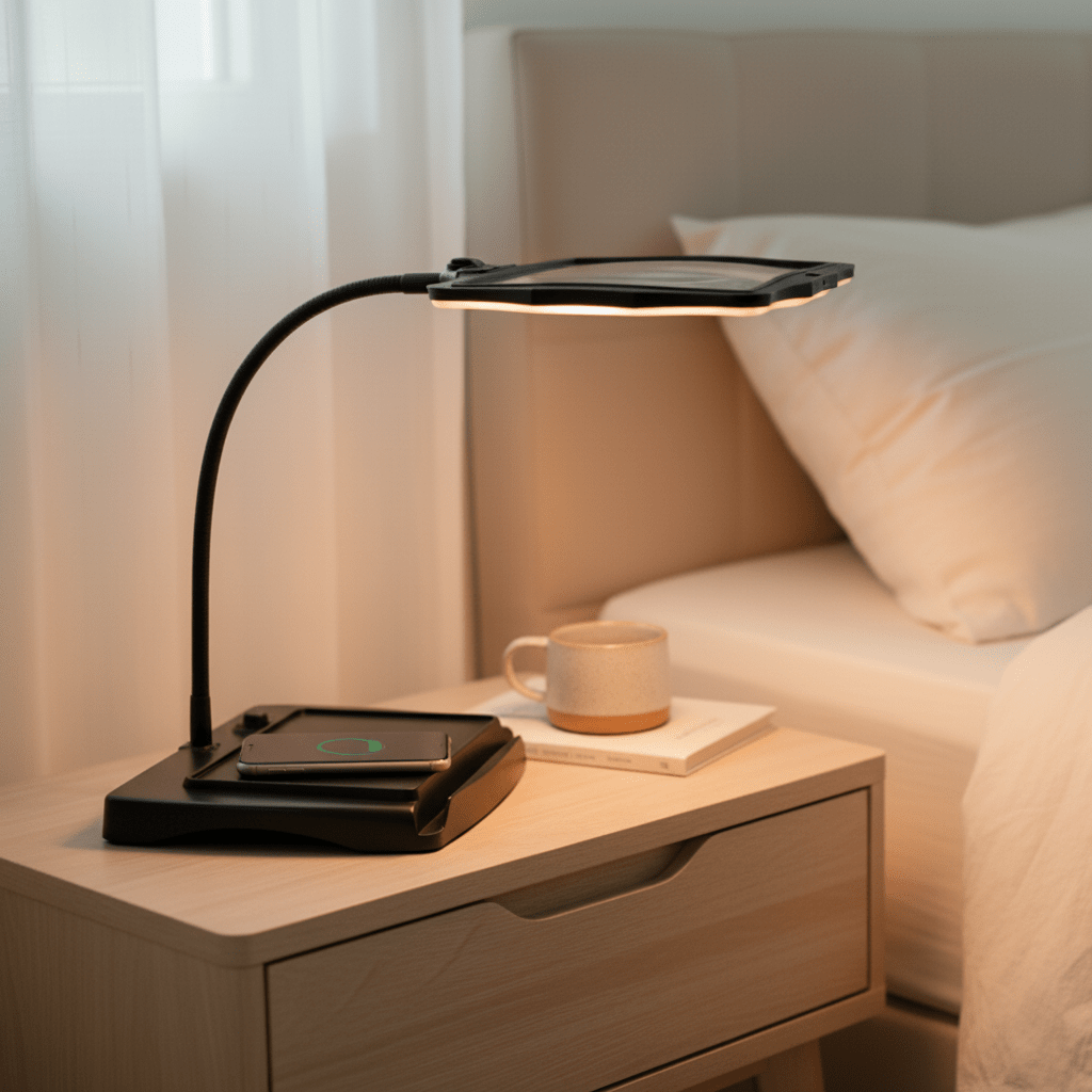 HANDWERK LUX – Loupe de table avec LED pour un travail précis et des détails clairs