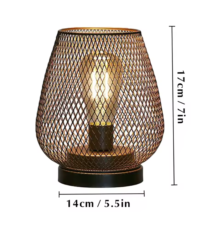 Ensemble de 2 lampes modernes en fer sans fil - Éclairages portables pour une utilisation intérieure et extérieure