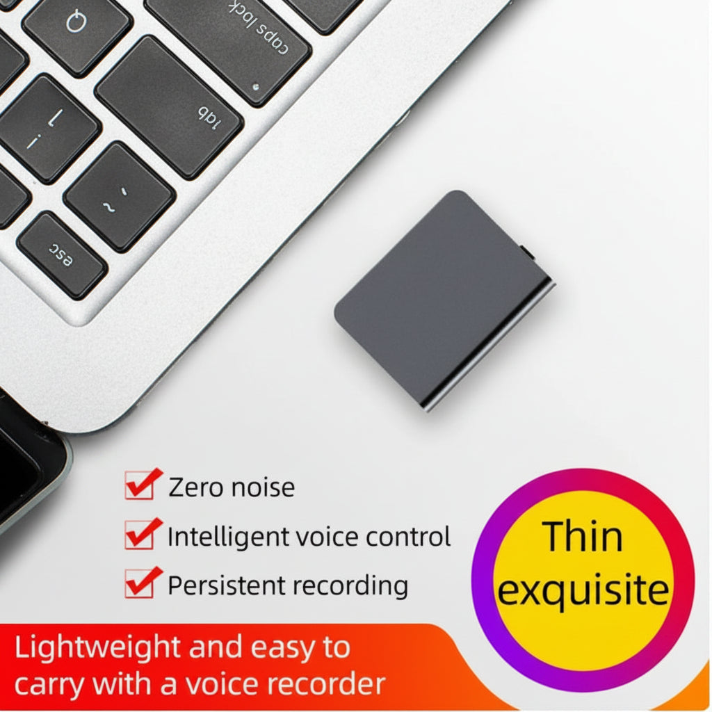 VOKAREC - Enregistreur vocal compact avec technologie d'activation vocale intelligente