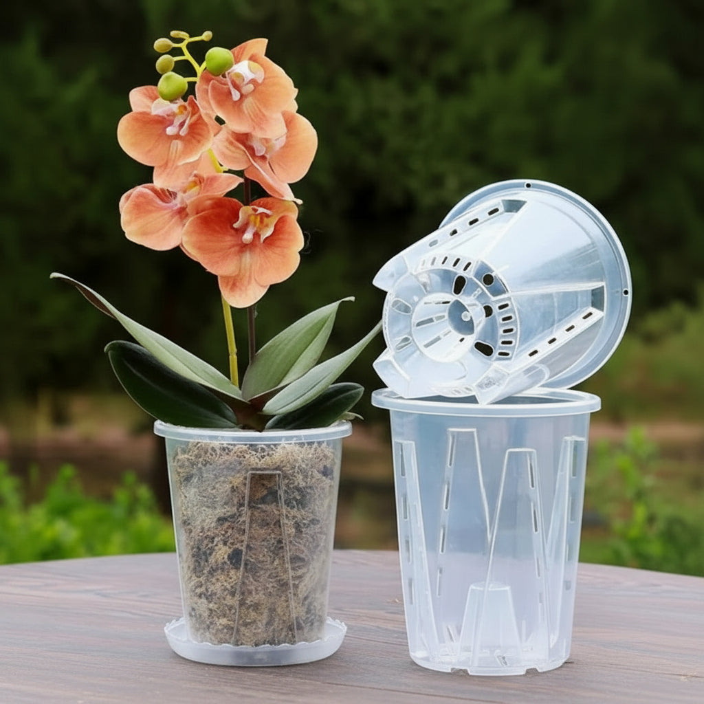 ENSEMBLE CLEARSPROUT – Pots Transparents pour un Suivi Facile des Racines et une Croissance Saine des Plantes