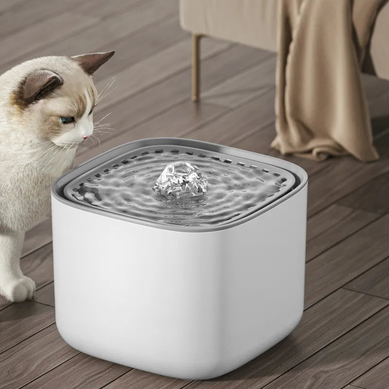 Fontaine à eau pour animaux ultra-silencieuse 3L