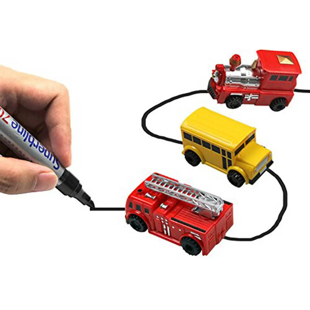 TraceRide™ | Voiture jouet traçable, stylo magique inductif [Dernière remise du jour]