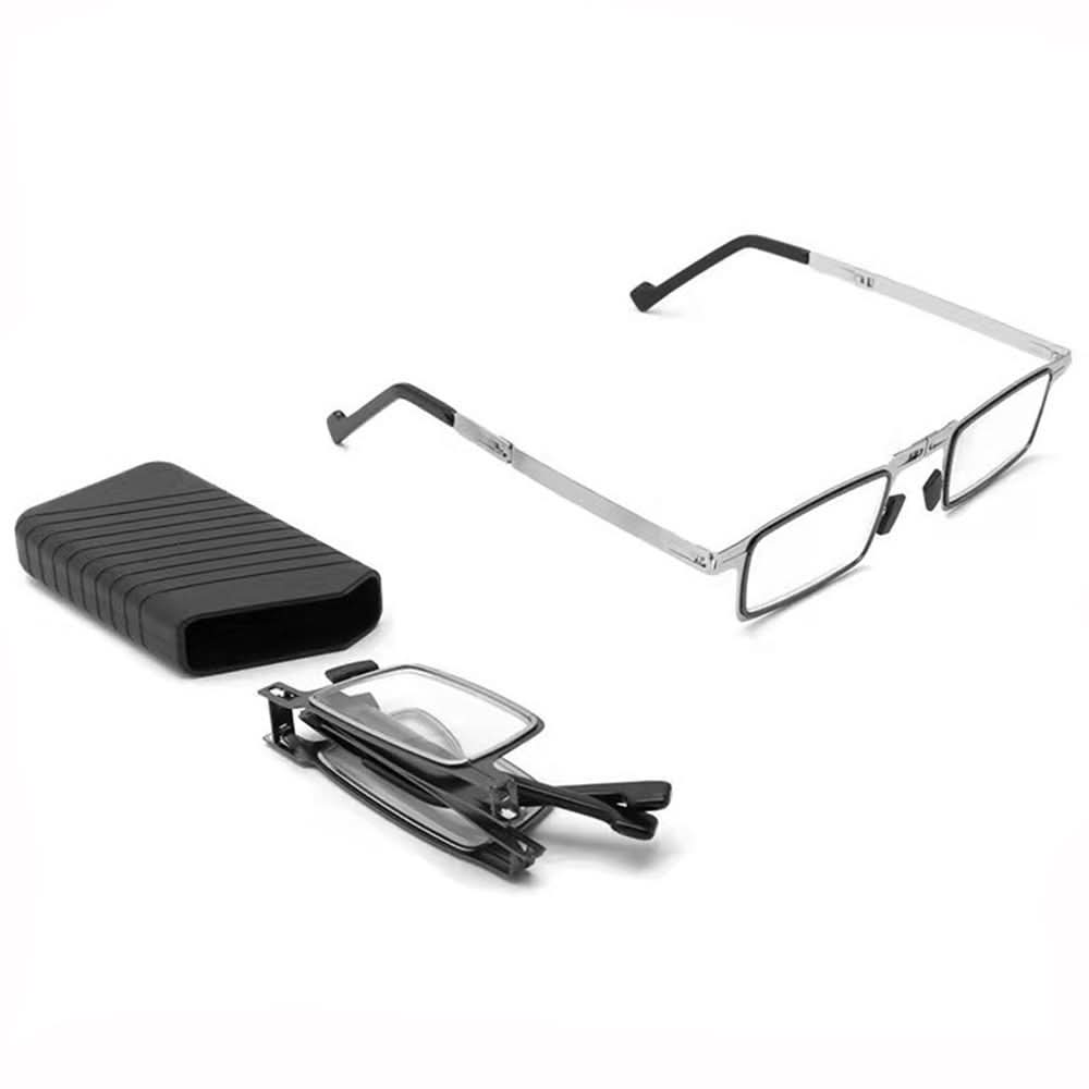 EYEZ – Lunettes de lecture pliables avec filtre à lumière bleue et étui compact