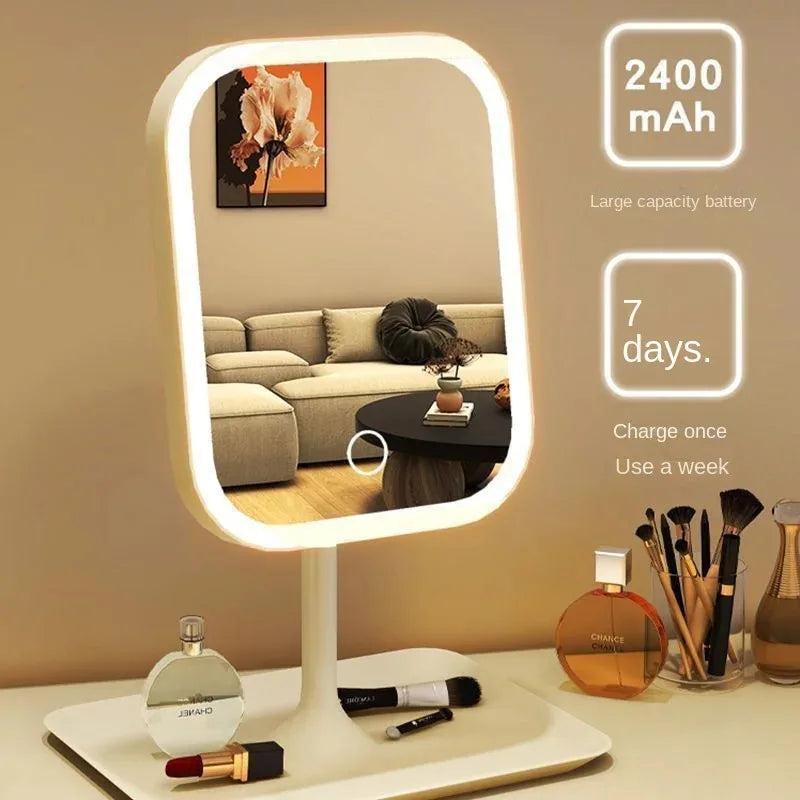 Miroir de Maquillage LED Lumiéra | 3 Couleurs de Lumière | Commande Tactile | Design Moderne