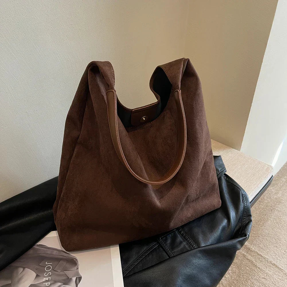 Sac Tote en Daim Naturel