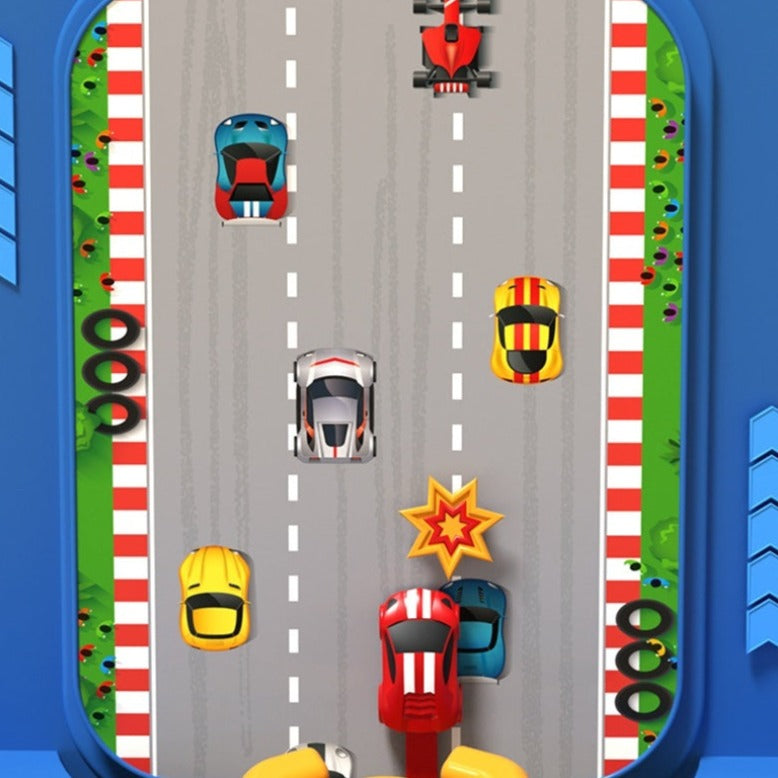 Jeu de Course pour Enfants - Jouet Interactif avec Volant