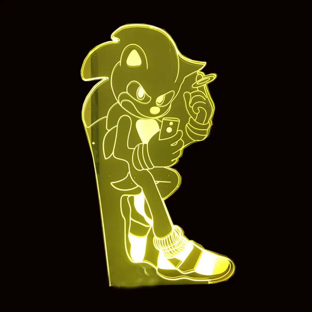 Lampe LED Sonic - Éclairage Ludique pour Gamers