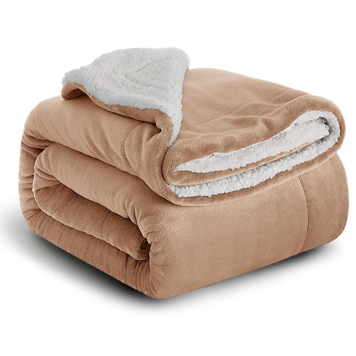 Couverture en sherpa réversible