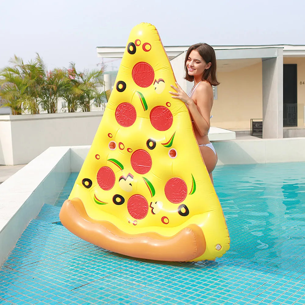 Matelas Gonflable Pizza Géant – Détendez-vous et Profitez avec Style