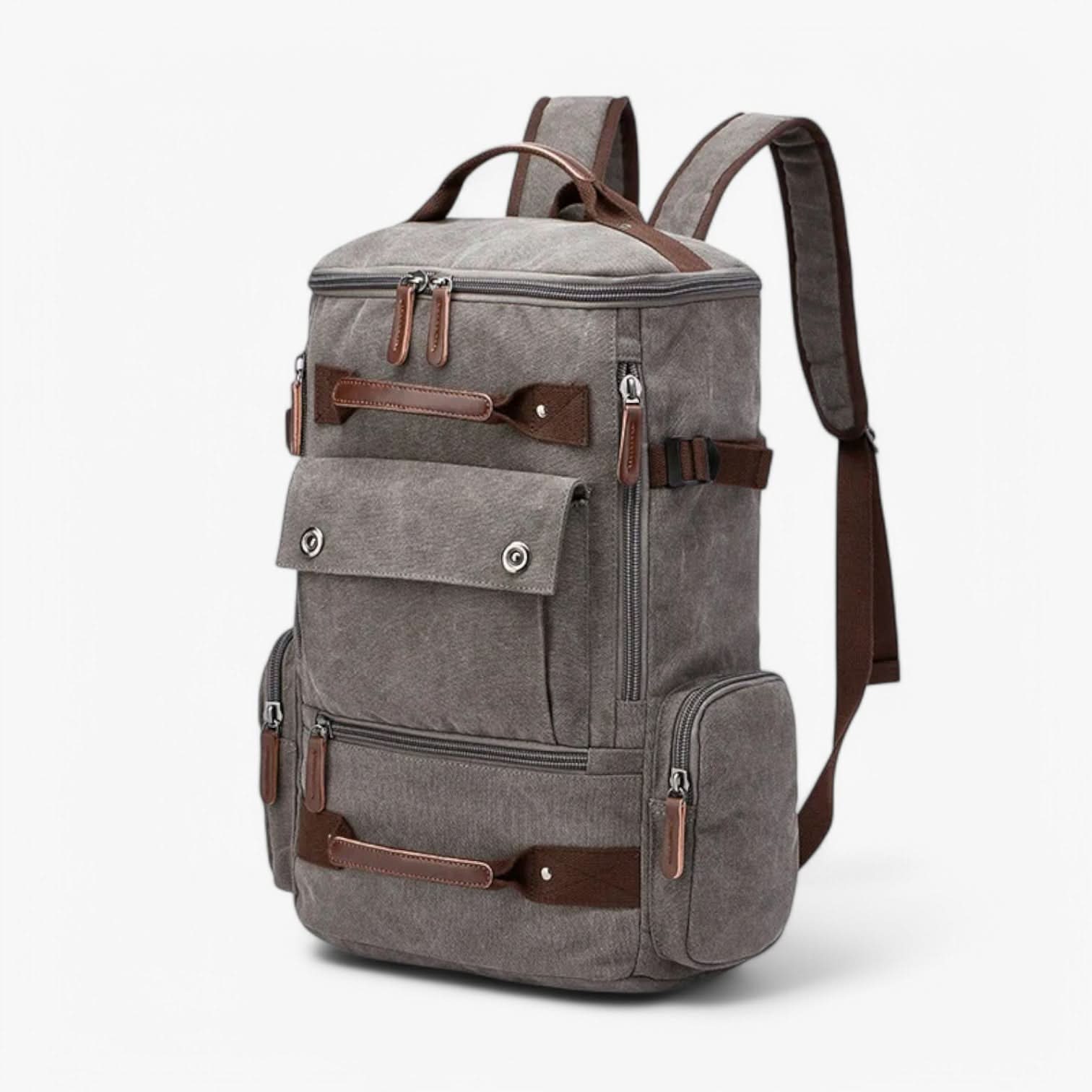 VINTAGECANVAS Sac à dos – Élégant & Fonctionnel avec compartiment pour ordinateur portable pour le quotidien & l'aventure