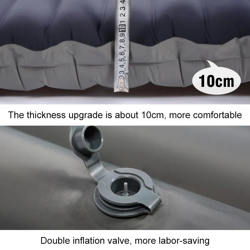 Matelas de camping ultraléger auto-gonflant avec pompe intégrée – Eryx