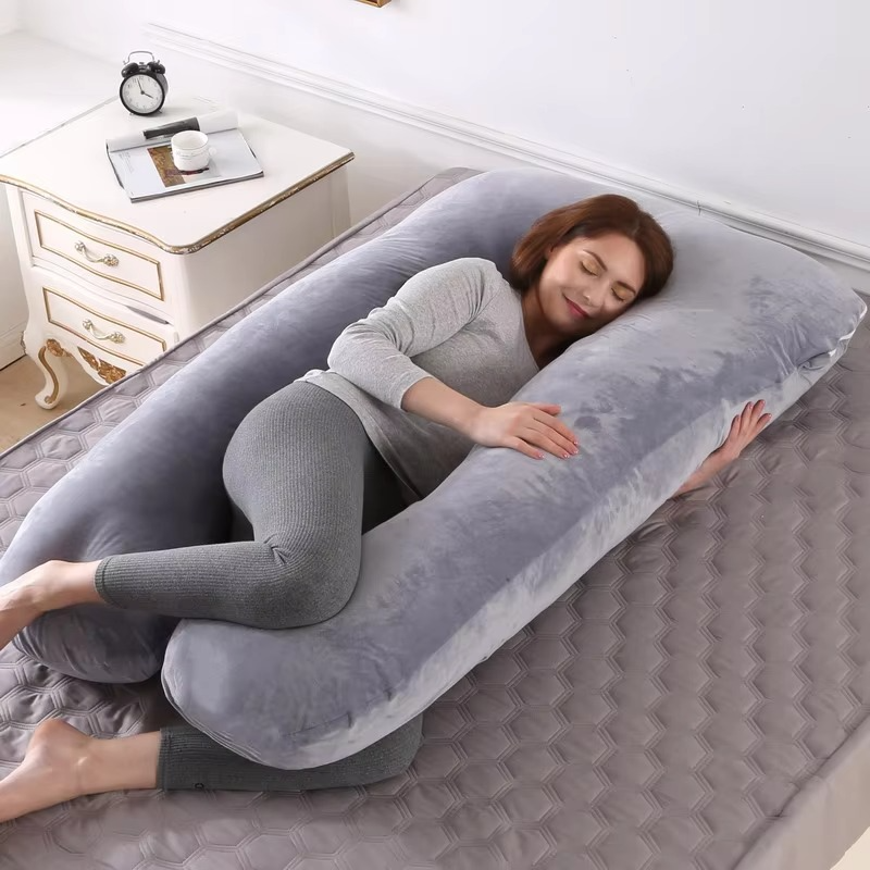 Coussin de soutien de grossesse en U ultra-confort