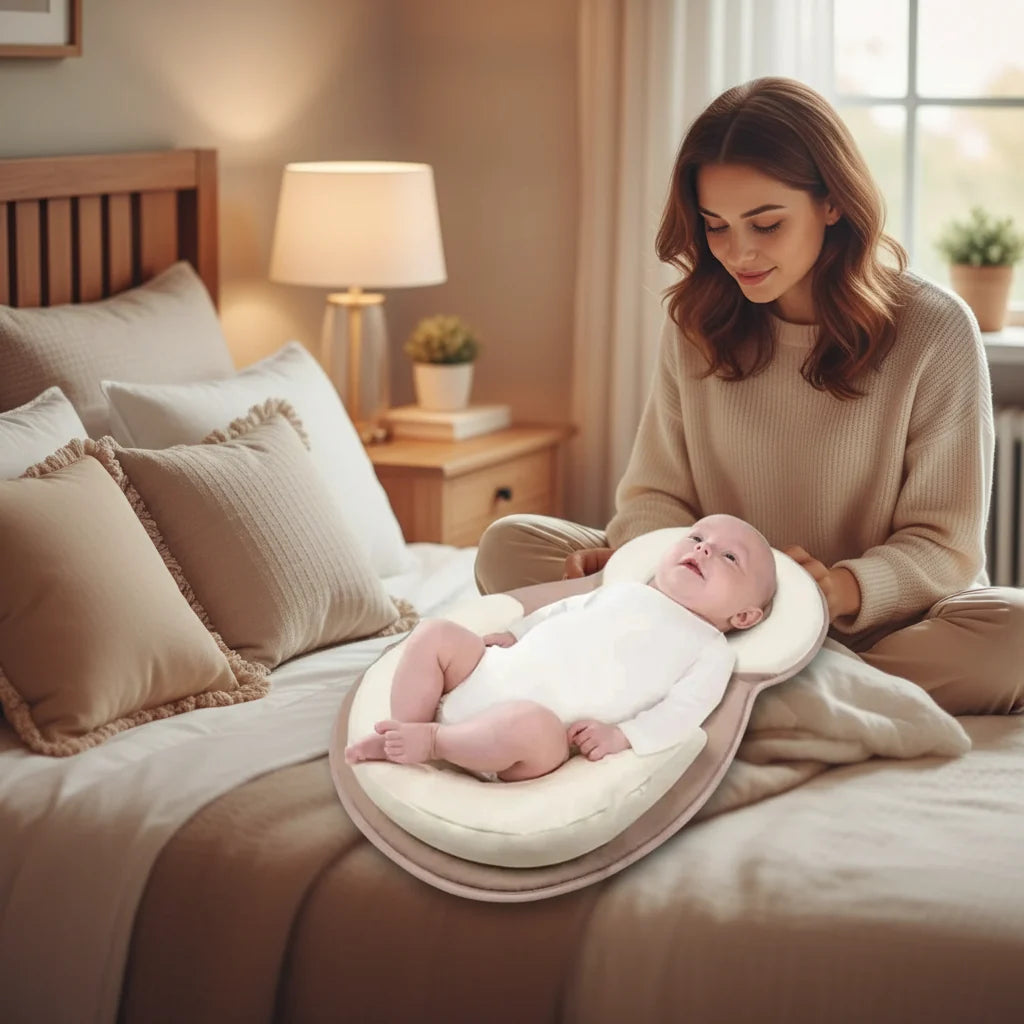 NURSENEST – Coussin pour Bébé – Positionnement Doux pour un Confort Quotidien