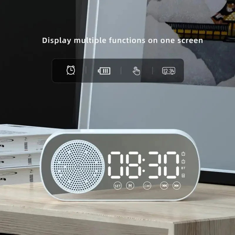 Skanto | Réveil numérique avec haut-parleur Bluetooth et radio FM