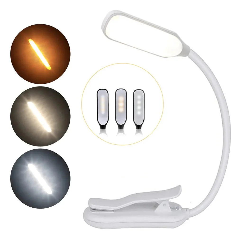 LumiLeaf 7 Lampe de Lecture LED | Rechargeable USB | 3 Températures de Couleur & 9 Niveaux de Luminosité | Flexible & Respectueuse des Yeux