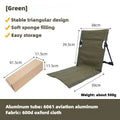 TREKASE Chaise de camping pliante | Ultra légère et résistante aux intempéries | Cadre en aluminium | Rembourrée pour un confort supplémentaire | Montage rapide