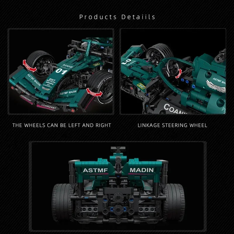 Kit de Construction de Voiture de Course - Modèle Passionnant pour les Passionnés