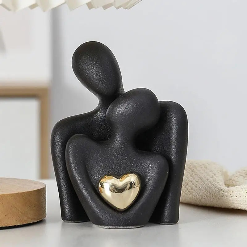 Statue d'Étreinte Réconfortante – Amour et Connexion