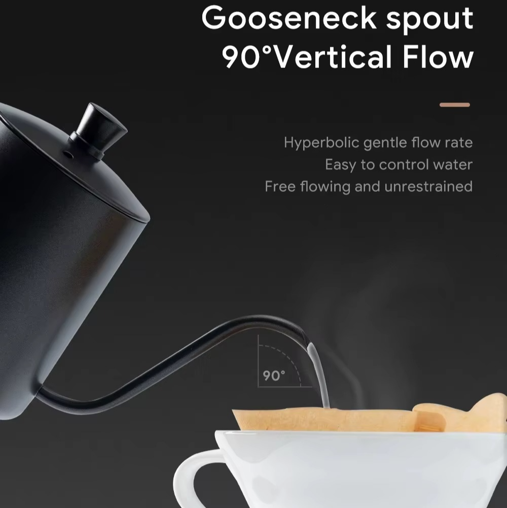 Carafe à café en acier inoxydable premium pour la préparation à domicile