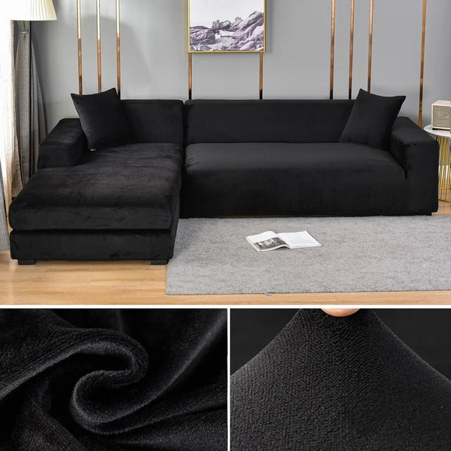 SofaSnug - Housse de canapé élastique en velours qui vous fait économiser de l'argent