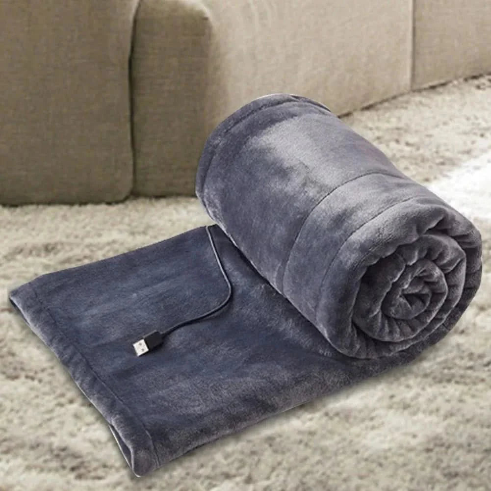 HEATEASE – Couverture chauffante USB portable avec 3 niveaux de chaleur