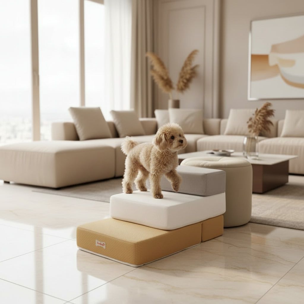 DOGSTEP PRO – Échelle de luxe pour chien pour un accès sécurisé au canapé et au lit