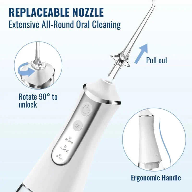 Hydropulseur rechargeable pour soins dentaires