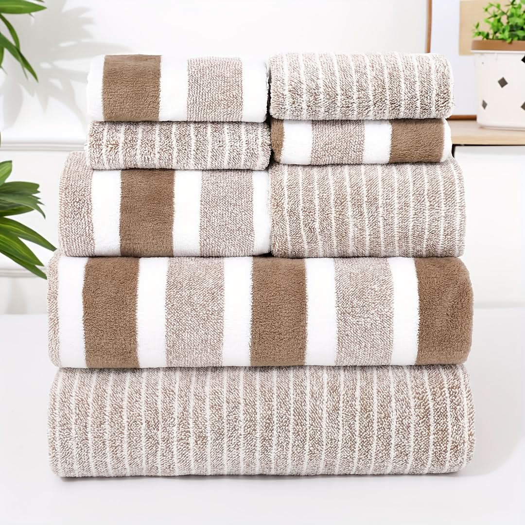 LUXUSKORALLE – Ensemble de Serviettes de Bain Ultra Douces & Absorbantes