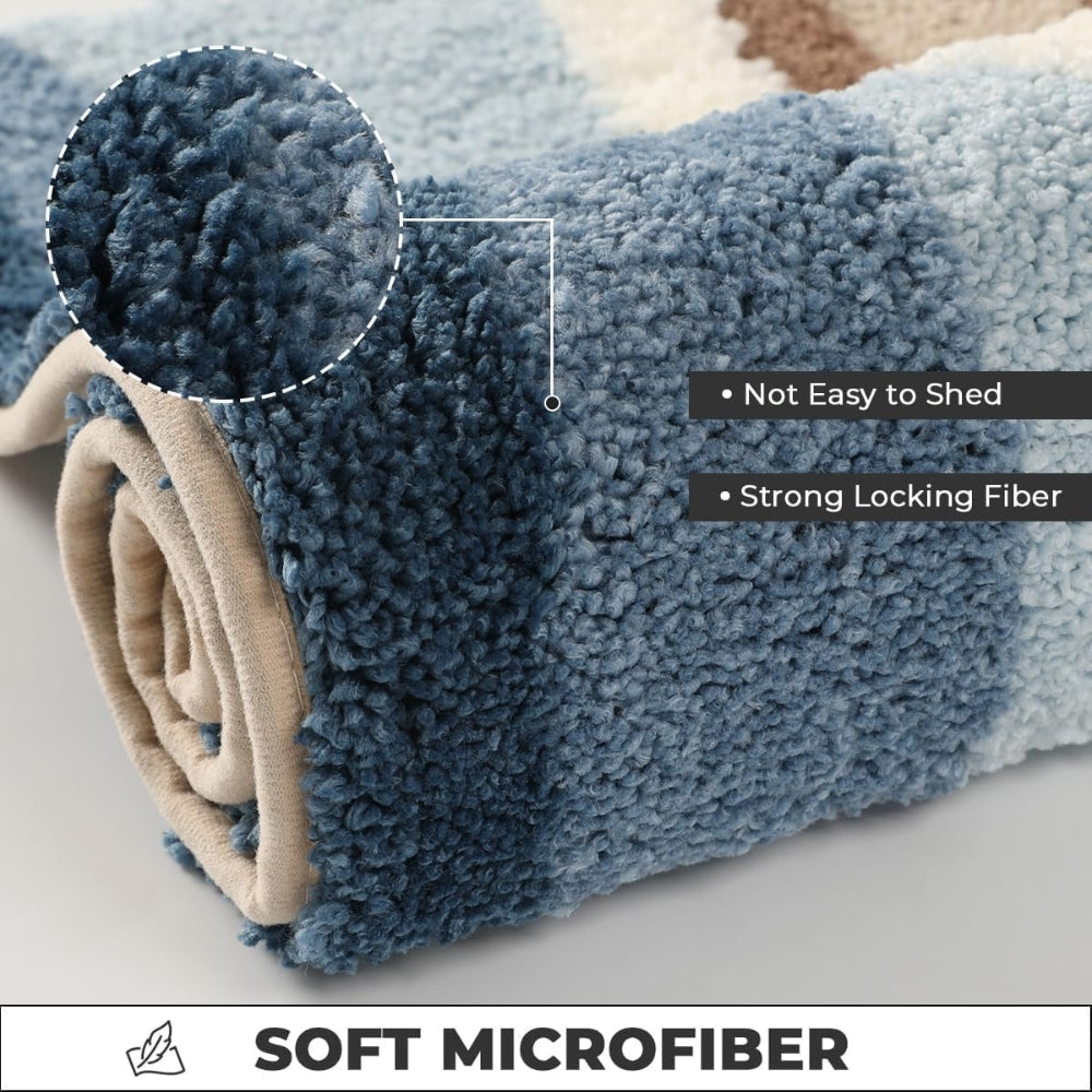 Tapis de Bain Motif Empreinte de Plage