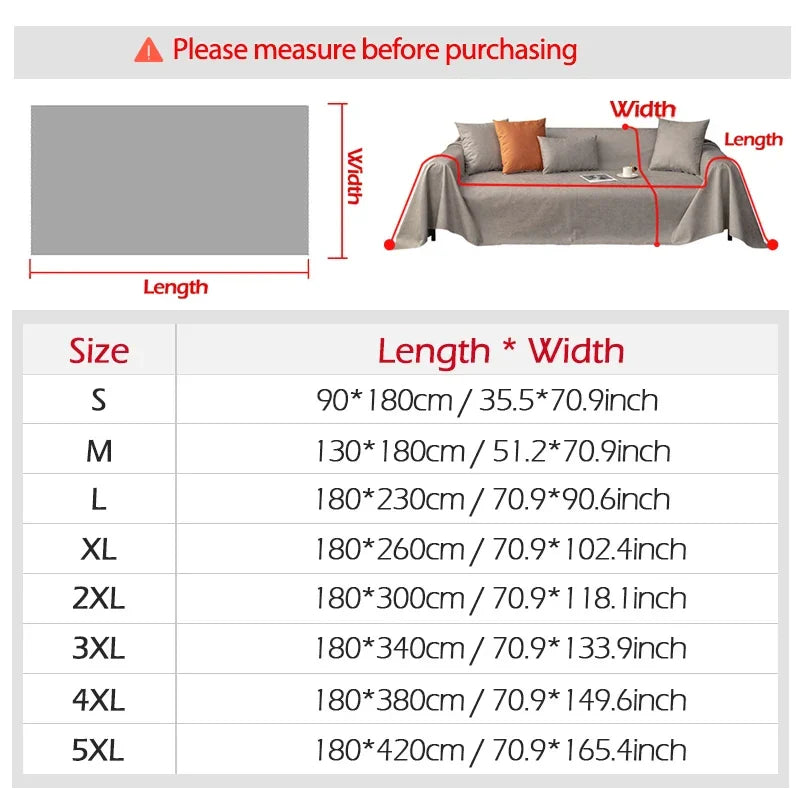 HomeGuard Housse de canapé | Imperméable & Résistant aux griffures | Protection contre la poussière & Couverture polyvalente | Pour canapé, lit & salon