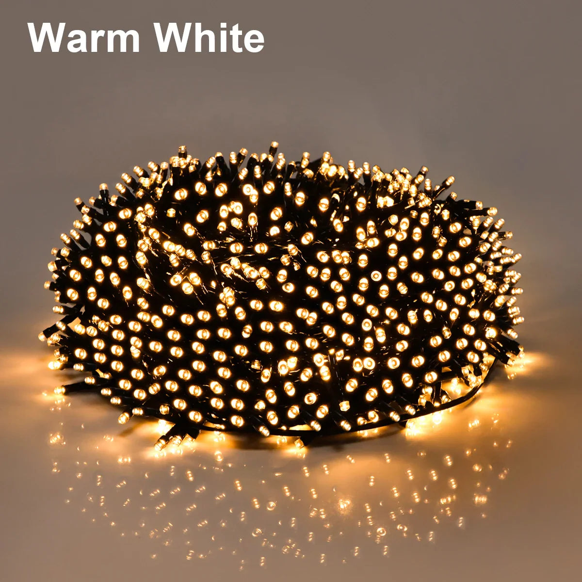 LuminaraX | Guirlande LED extérieure 24V | 8 modes d'éclairage | Étanche IP65 | 10–100 m | Pour jardin, maison & décoration de Noël
