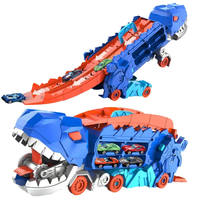 DinoRacer Ensemble de Jeu - Dinosaurie Transformant Aventure de Course