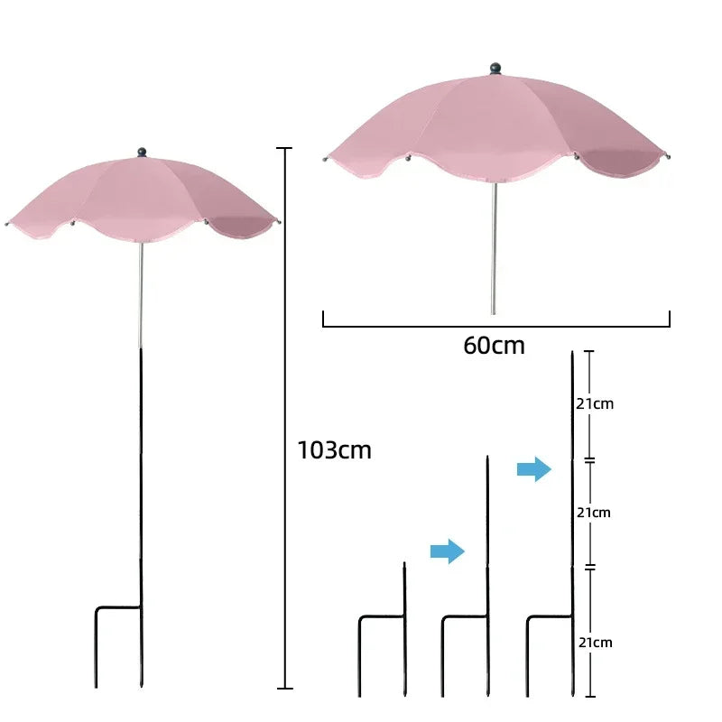 FloraShade™ | Ombre de Plante – 75% de Protection UV & Protection Solaire Réglable
