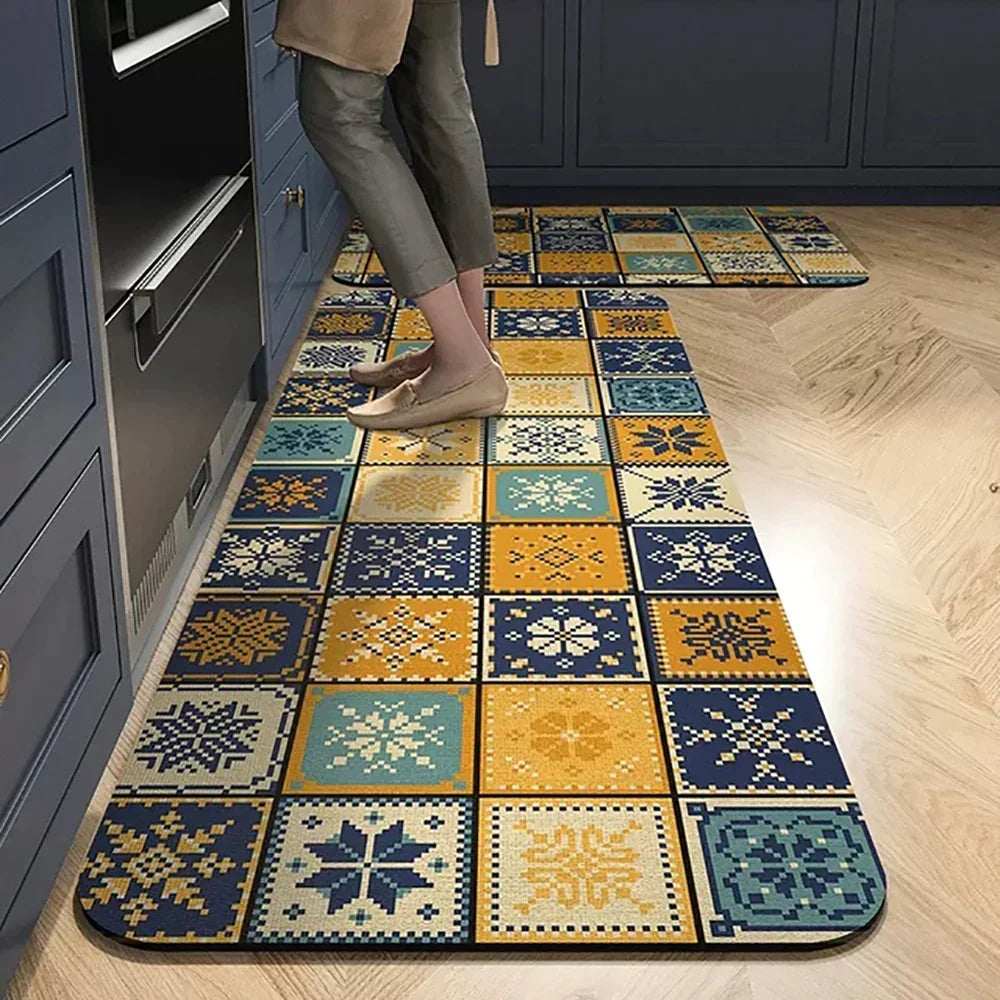 Tapis de Cuisine Antidérapant Premium
