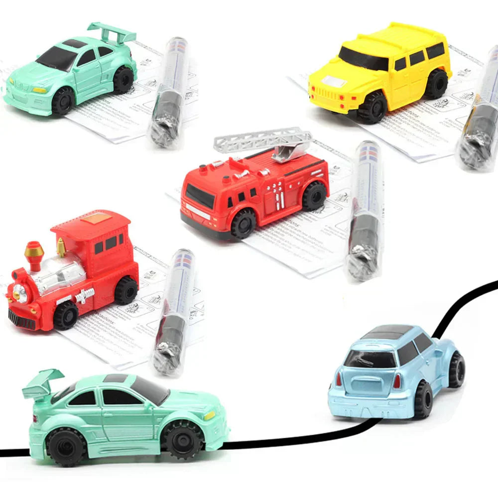 TraceRide™ | Voiture jouet traçable, stylo magique inductif [Dernière remise du jour]