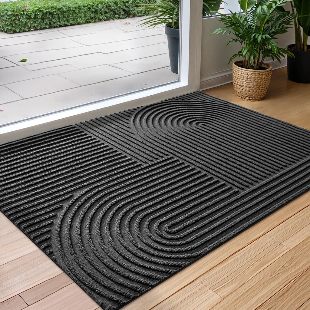 AquaGuard Tapis – Tapis de Porte Antidérapant Absorbant l'Eau pour Intérieur & Extérieur